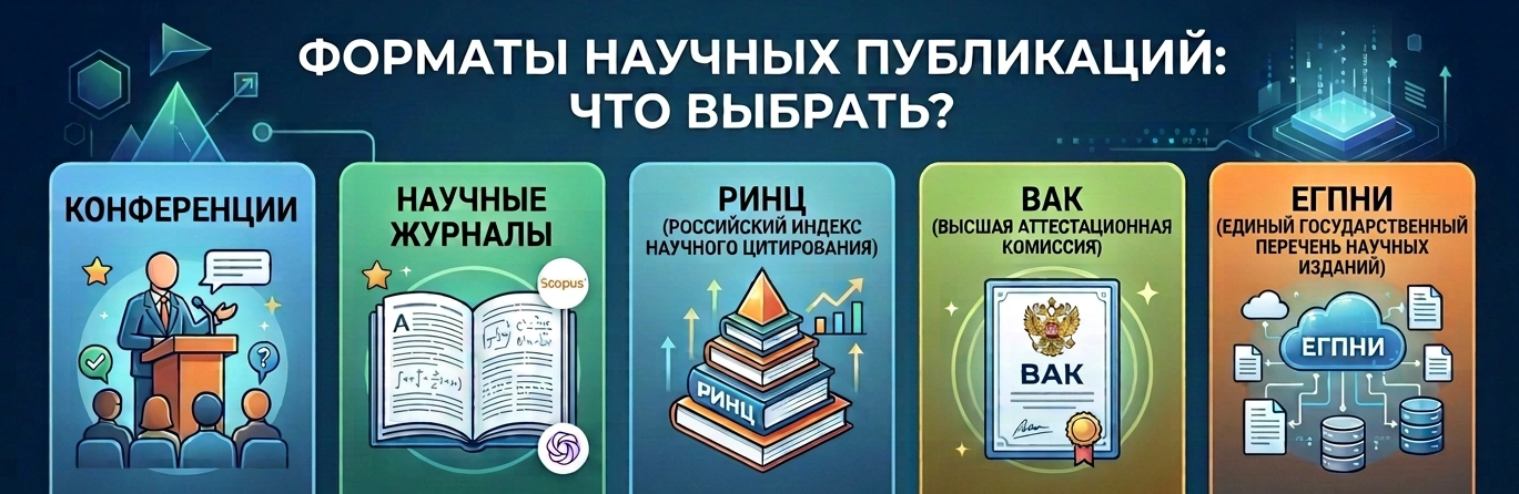 Форматы научных публикаций в СибАК