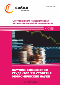 LV Студенческая международная научно-практическая заочная конференция «Научное сообщество студентов XXI столетия. ЭКОНОМИЧЕСКИЕ НАУКИ»