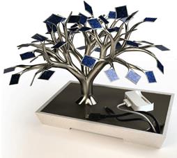 solar tree - солнечное дерево, или фотоэлектрическое зарядное устройство